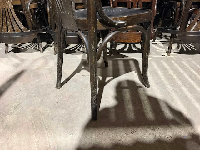Caféstoel met armleuning "thonet" (8x) - afbeelding 10 van  10