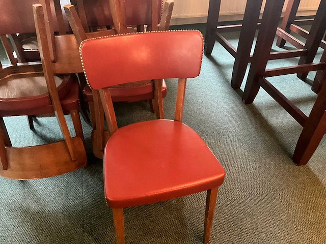 Cafestoelen (17x) - afbeelding 2 van  2
