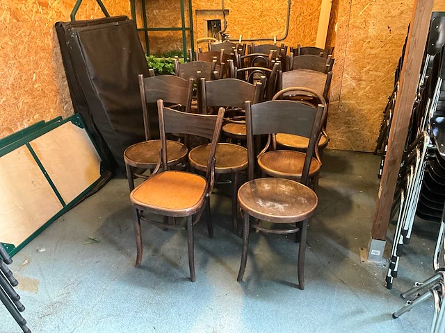 Caféstoelen (22x) - afbeelding 1 van  5