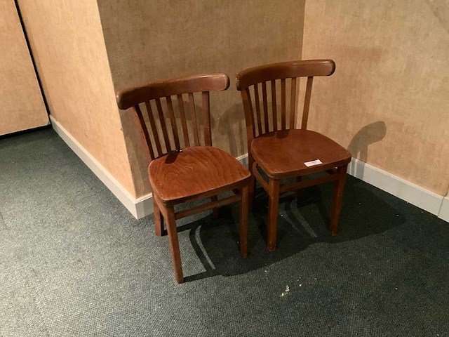 Caféstoelen (2x) - afbeelding 1 van  4