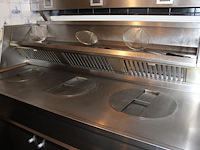 Cafetaria bakwand hegro tornado voorzien van een bakplaat, au bain-marie en vijf baksecties met geintegreer... - afbeelding 4 van  7