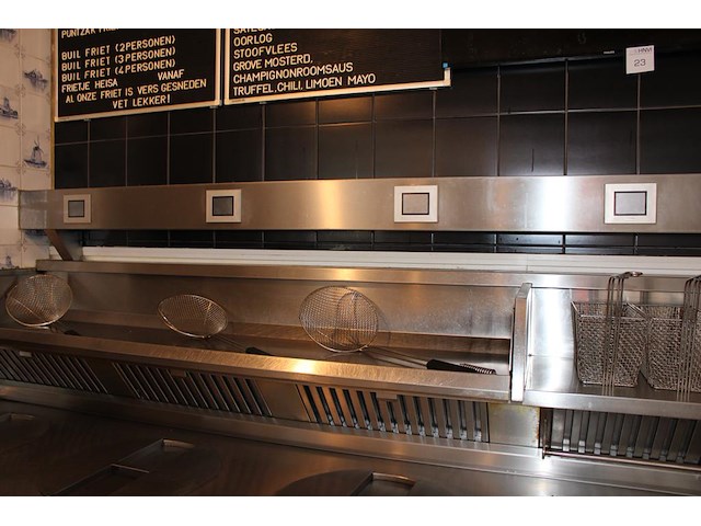 Cafetaria bakwand hegro tornado voorzien van een bakplaat, au bain-marie en vijf baksecties met geintegreer... - afbeelding 5 van  7