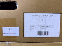 Cagrpp40bk-tu diep zwart 450 x 450 mm - afbeelding 2 van  2