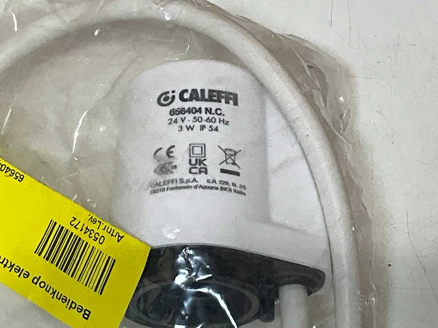 Caleffi elektrothermischie bedienknop 24v (2x) - afbeelding 2 van  4