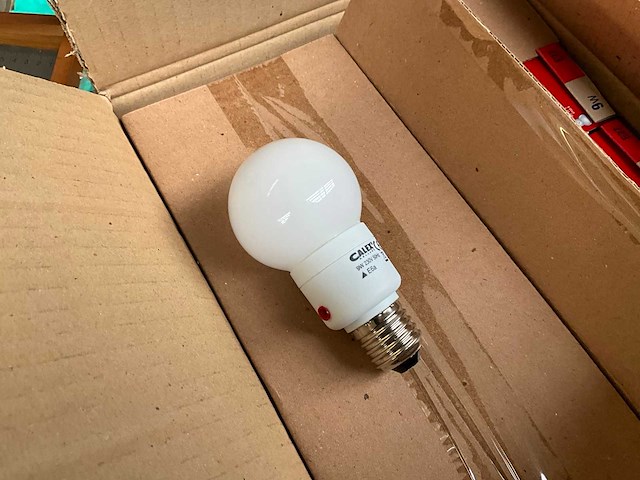Calex - mini globe - spaarlamp - lamp e27 fitting (90x) - afbeelding 6 van  7