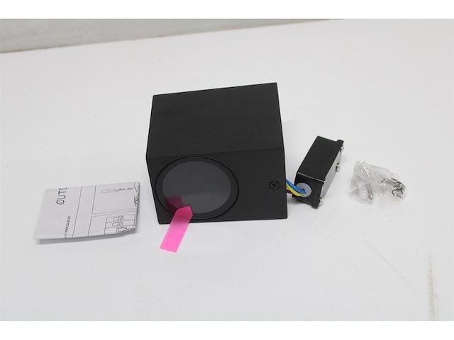 Calex gu10 wandlamp waterdicht buitenverlichting led zwart ip54 - afbeelding 4 van  5