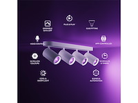 Calex smart plafondlamp 4-lichts slimme opbouwspot ovaal wit - afbeelding 3 van  4