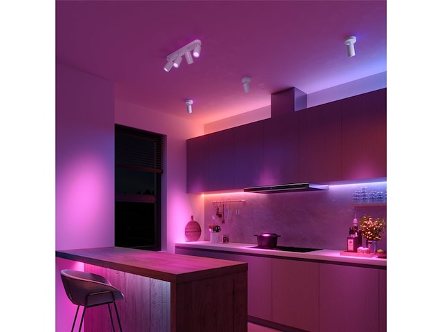 Calex smart plafondlamp 4-lichts slimme opbouwspot ovaal wit - afbeelding 4 van  4
