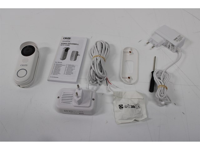 Calex smart security video deurbel wit - afbeelding 1 van  2