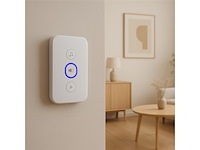 Calex video deurbel met camera 2k bedraad met chime wit - afbeelding 4 van  6