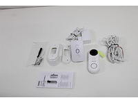 Calex video deurbel met camera 2k bedraad met chime wit - afbeelding 5 van  6