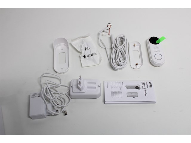 Calex video deurbel met camera 2k bedraad met chime wit - afbeelding 5 van  6