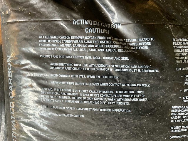 Calgon carbon - ap4-50 - actieve kool zak a 25kg - afbeelding 11 van  13
