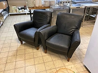 Calia kunstlederen fauteuils (2x) - afbeelding 4 van  7