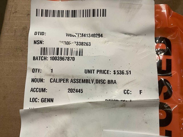 Caliper assembly - afbeelding 5 van  5