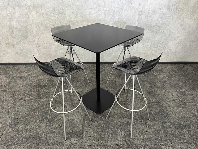Calligaris l'eau - 4x barkruk met tafel - afbeelding 4 van  11