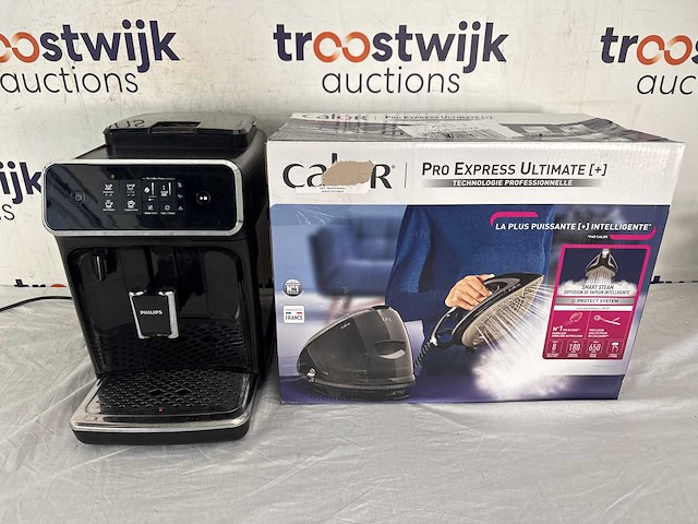 Calor pro express ultimate+ gv9610c0 - stoomgenerator |philips ep2231/40 – volautomatische espressomachine - afbeelding 1 van  7