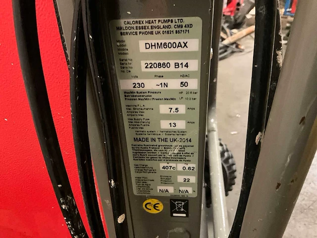 Calore dhm600ax bouwdroger - afbeelding 5 van  5