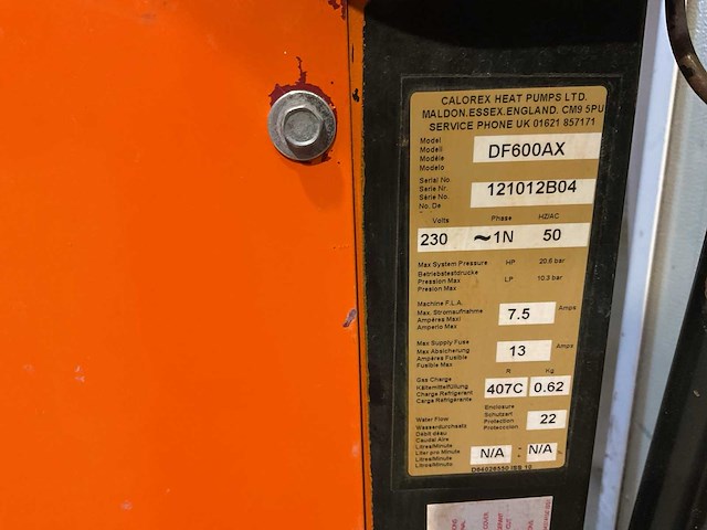 Calorex df600ax bouwdroger - afbeelding 4 van  5