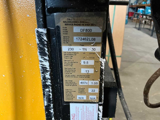 Calorex dryfast df800 bouwdroger - afbeelding 4 van  5