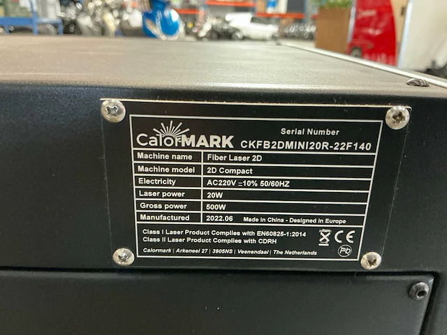 Calormark 2d compact 2022 printer & scanner - afbeelding 13 van  24