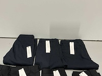 Calvin klein slim wollen stretch pantalon navy&black (7x) - afbeelding 4 van  11