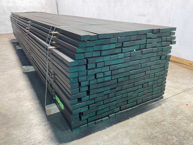 Cambara regelwerk s4s/r4 vingerlas gelamineerd 450x5,5x2,8 cm (75x) - afbeelding 5 van  8