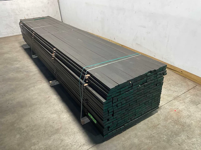 Cambara regelwerk s4s/r4 vingerlas gelamineerd 450x5,5x2,8 cm (75x) - afbeelding 1 van  8