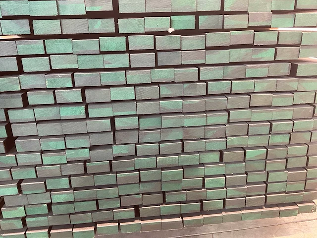 Cambara regelwerk s4s/r4 vingerlas gelamineerd 450x5,5x2,8 cm (75x) - afbeelding 6 van  8