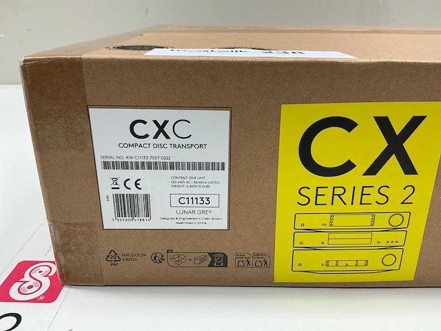 Cambridge cx series 2 lunar grey cd-speler - afbeelding 4 van  4