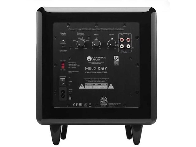 Cambridge minx x301 black subwoofer - afbeelding 2 van  4