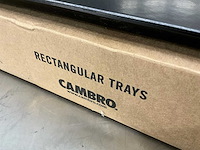 Cambro - camtray zwart - doos dienbladen (2x) - afbeelding 3 van  3