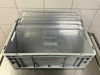 Cambro - gn 1/1 - kunststof gastronormdeksel (12x) - afbeelding 1 van  3