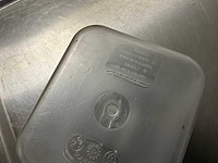 Cambro - gn 1/6-150 - kunststof gastronormbak met deksel (25x) - afbeelding 2 van  4