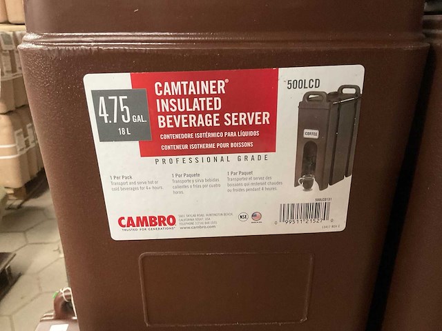 Cambro 18 ltr insulated camtainer (2x) - afbeelding 3 van  6