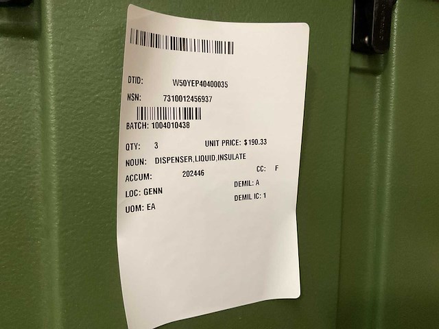 Cambro insulate liquid dispenser (3x) - afbeelding 7 van  7