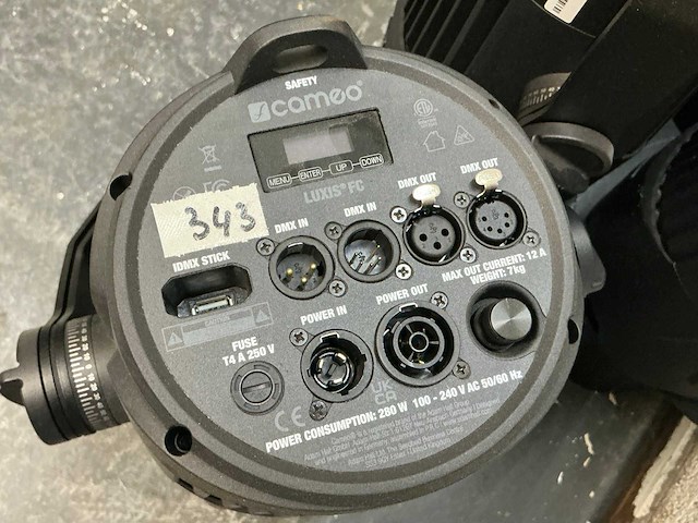 Cameo luxis fc full color led par (4x) - afbeelding 5 van  6