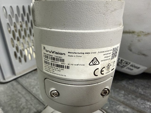 Camera 2 mp bullit tru vision, tvb-5601 - afbeelding 2 van  3