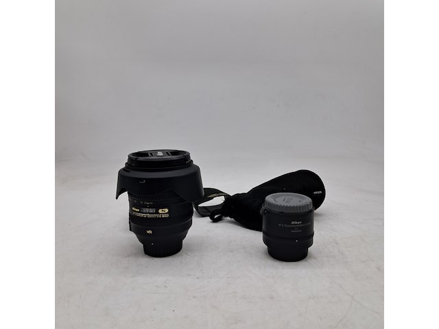 Camera lens en teleconverter, nikon, o.a. af-s nikkor 24-120mm 1:1.4g ed vr - afbeelding 1 van  7