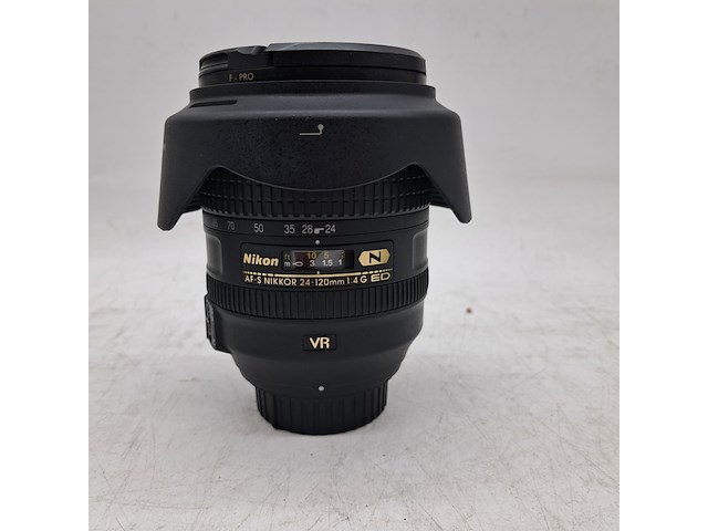 Camera lens en teleconverter, nikon, o.a. af-s nikkor 24-120mm 1:1.4g ed vr - afbeelding 2 van  7