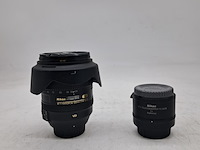 Camera lens en teleconverter, nikon