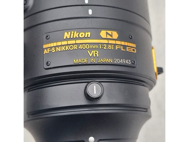 Camera lens, nikkon, af-s nikkor 400mm 1:2.8e fl ed vr - afbeelding 5 van  10