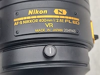 Camera lens, nikkon, af-s nikkor 400mm 1:2.8e fl ed vr - afbeelding 5 van  10