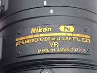 Camera lens, nikkon, af-s nikkor 400mm 1:2.8e fl ed vr - afbeelding 7 van  8
