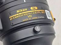 Camera lens, nikkon, af-s nikkor 400mm 1:2.8e fl ed vr - afbeelding 5 van  10