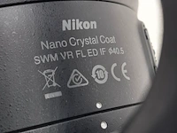 Camera lens, nikkon, af-s nikkor 400mm 1:2.8e fl ed vr - afbeelding 6 van  9