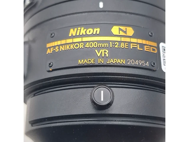 Camera lens, nikkon, af-s nikkor 400mm 1:2.8e fl ed vr - afbeelding 5 van  9