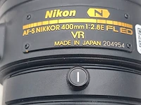 Camera lens, nikkon, af-s nikkor 400mm 1:2.8e fl ed vr - afbeelding 5 van  9