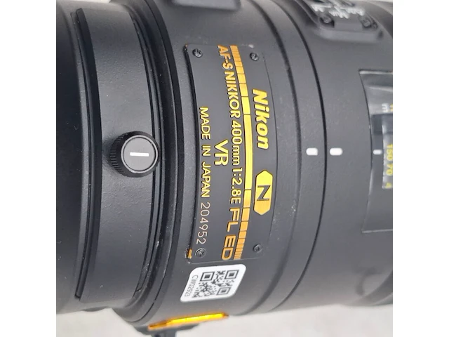Camera lens, nikkon, af-s nikkor 400mm 1:2.8e fled vr - afbeelding 7 van  10
