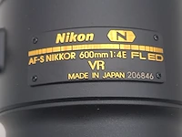 Camera lens, nikkon, af-s nikkor 600mm 1:4 fled vr - afbeelding 6 van  12